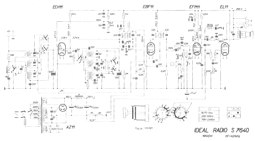 Ideal Radio S7640; Modry Bod, Praha- (ID = 11704) Radio