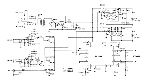 Auto/PA-Verstärker MA-200; Monacor, Bremen (ID = 1782895) Ampl/Mixer