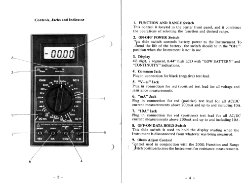 Digital Multimeter DMT-5500; Monacor, Bremen (ID = 1777734) Equipment