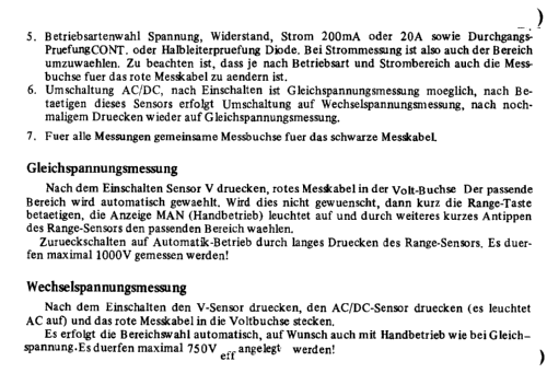 LCD Digital Multimeter DMT-1000A; Monacor, Bremen (ID = 1776905) Equipment