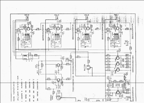 Mischverstärker PA-1202 Ampl/Mixer Monacor, Bremen, build 1985 ...