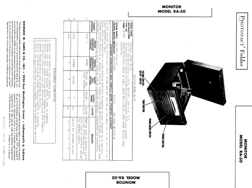 RA-50 ; Monitor Equipment (ID = 890368) Radio