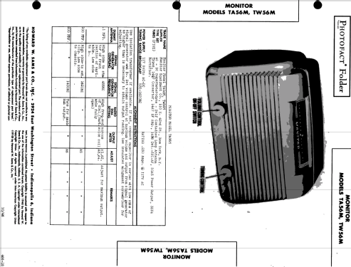 TW-56M ; Monitor Equipment (ID = 507837) Radio