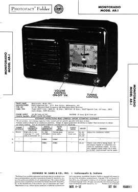 AR-1 ; Monitoradio; (ID = 3038507) Commercial Re