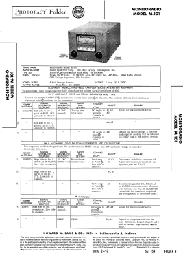 M-101 ; Monitoradio; (ID = 3018868) Radio