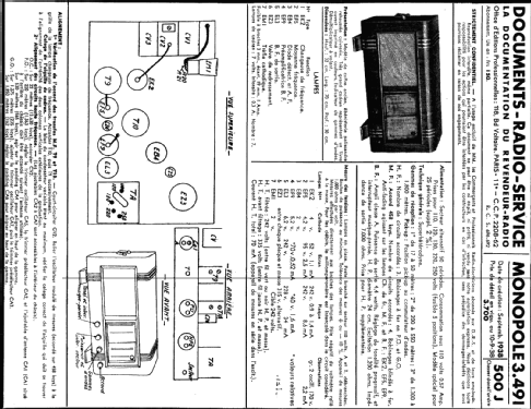 3491; Monopole, Bouveau et (ID = 231475) Radio