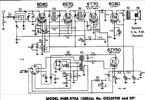 04BR-570A Order= P462 B 570 ; Montgomery Ward & Co (ID = 529044) Radio