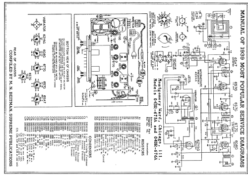 Airline 04BR-676A Order= P162 B 676 ; Montgomery Ward & Co (ID = 53572) Radio