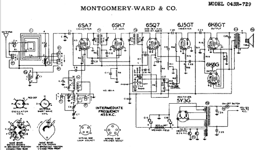 04BR-729 Order= P462 B 729 ; Montgomery Ward & Co (ID = 529565) Radio