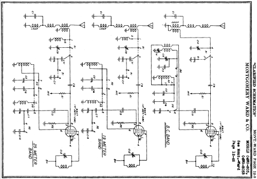 04WG803B Order= P462 B 803 ; Montgomery Ward & Co (ID = 123806) Radio