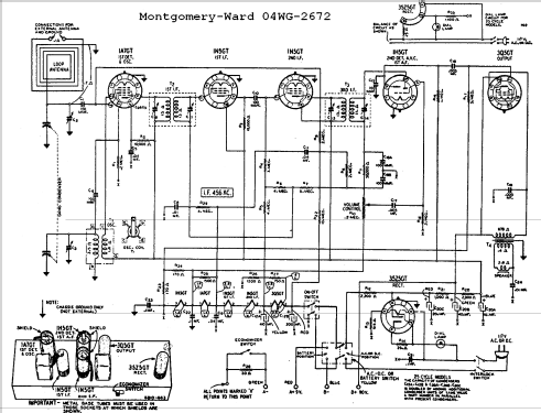 04WG-2672 Order= P362 B 2672 ; Montgomery Ward & Co (ID = 532942) Radio