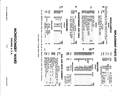 04WG-672 ; Montgomery Ward & Co (ID = 1630161) Radio