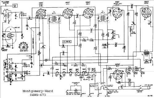 04WG-673 ; Montgomery Ward & Co (ID = 532797) Radio