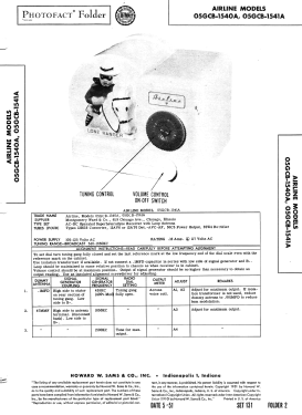 05GCB-1540A 'Rudolph' ; Montgomery Ward & Co (ID = 2907424) Radio