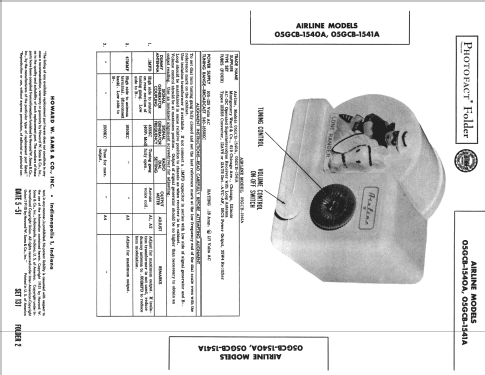 05GCB-1540A 'Rudolph' ; Montgomery Ward & Co (ID = 62194) Radio