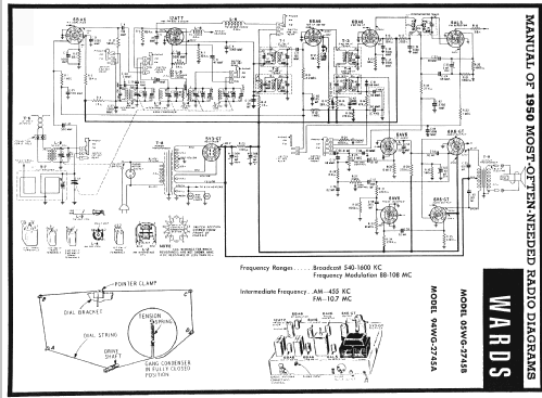 05WG2745A ; Montgomery Ward & Co (ID = 108782) Radio