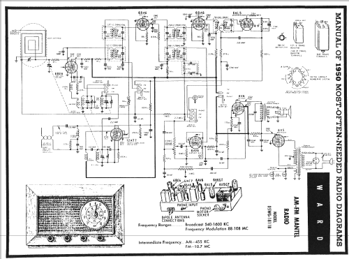 05WG-1811B ; Montgomery Ward & Co (ID = 108286) Radio