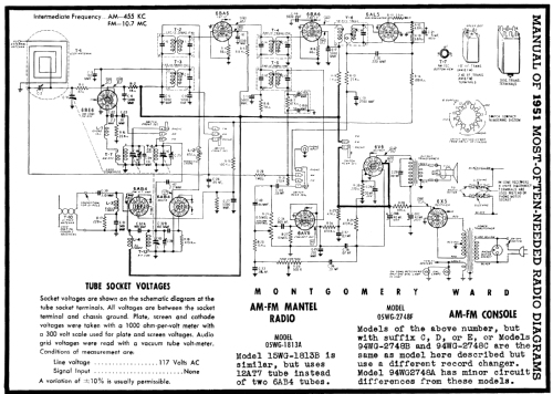 05WG-1813A ; Montgomery Ward & Co (ID = 133505) Radio