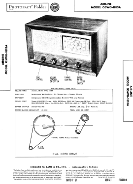 05WG-1813A ; Montgomery Ward & Co (ID = 2882114) Radio