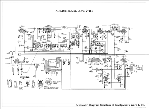 05WG-2745B ; Montgomery Ward & Co (ID = 2508341) Radio