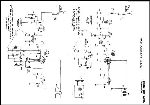 14WG808WA Order= 162 A 808 ; Montgomery Ward & Co (ID = 470087) Radio