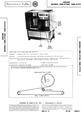 Airline 15BR-2756B; Montgomery Ward & Co (ID = 2963065) Radio