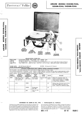 15GHM-934A ; Montgomery Ward & Co (ID = 3047061) Radio