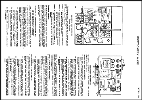 222 ; Montgomery Ward & Co (ID = 473486) Radio