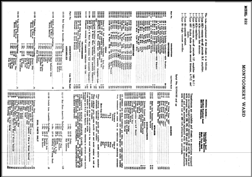 222 ; Montgomery Ward & Co (ID = 473487) Radio