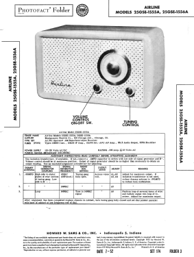 25GSE-1555A ; Montgomery Ward & Co (ID = 3076160) Radio