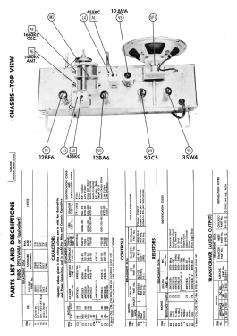 25GSE-1555A ; Montgomery Ward & Co (ID = 3076161) Radio