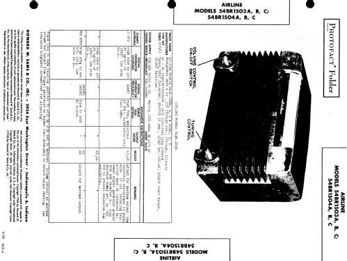 54BR-1503B ; Montgomery Ward & Co (ID = 513879) Radio