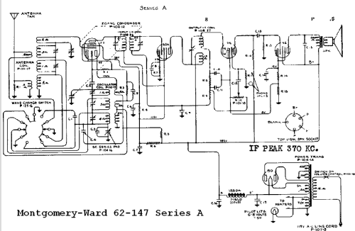 62-147X Series A; Montgomery Ward & Co (ID = 615902) Radio