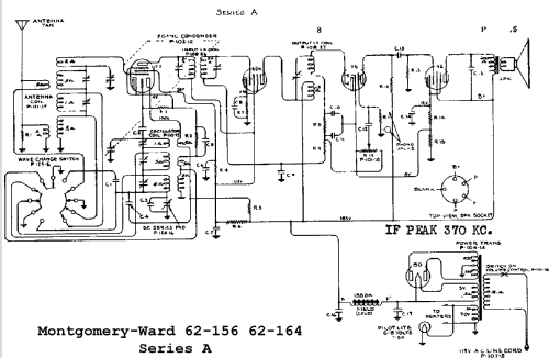 62-164 Series A; Montgomery Ward & Co (ID = 615913) Radio