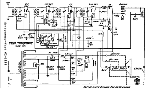 Airline 1838 Order= 662 C 1838; Montgomery Ward & Co (ID = 551878) Radio