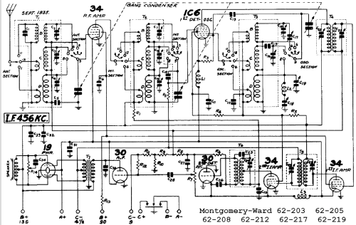 62-208 ; Montgomery Ward & Co (ID = 576690) Radio