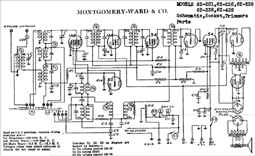 62-251 Order= 662 C 251 ; Montgomery Ward & Co (ID = 580736) Radio