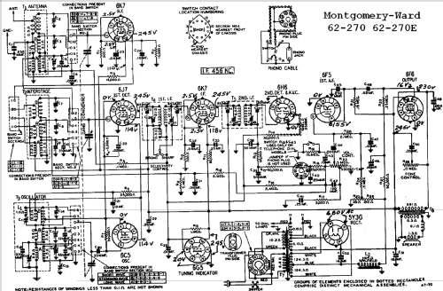 62-270E ; Montgomery Ward & Co (ID = 594352) Radio