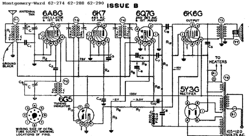 Airline 274 Order= P462 C 274; Montgomery Ward & Co (ID = 598370) Radio