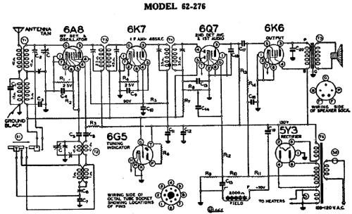 62-276 ; Montgomery Ward & Co (ID = 596607) Radio