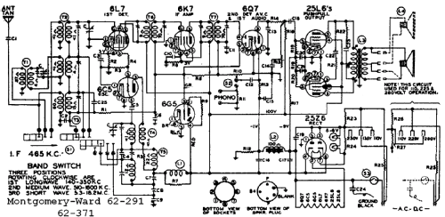 62-291 ; Montgomery Ward & Co (ID = 615074) Radio