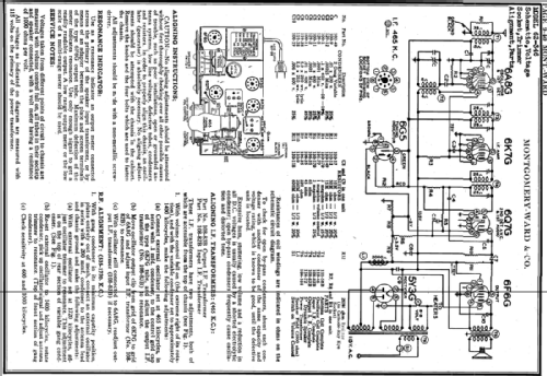 62-346 Radio Montgomery Ward & Co. Wards, Airline; Chicago, IL, build ...