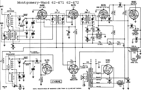 Airline 472 Order= P462 C 472; Montgomery Ward & Co (ID = 596069) Radio