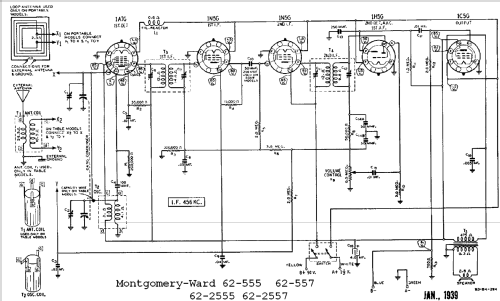 62-555 ; Montgomery Ward & Co (ID = 613201) Radio