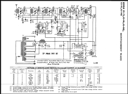 Airline 62-79 Order= 662 F 79; Montgomery Ward & Co (ID = 471243) Radio