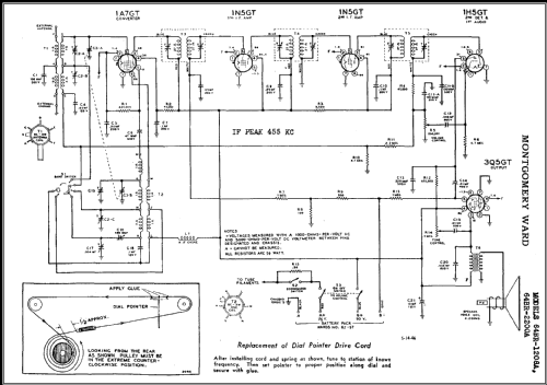 64BR-2200A ; Montgomery Ward & Co (ID = 472337) Radio