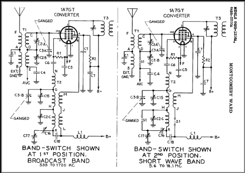 64BR-2200A ; Montgomery Ward & Co (ID = 472338) Radio