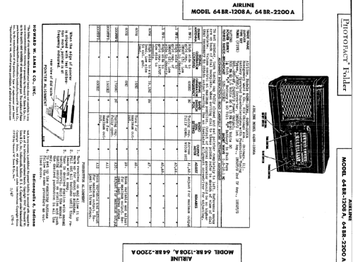 64BR-2200A ; Montgomery Ward & Co (ID = 472345) Radio