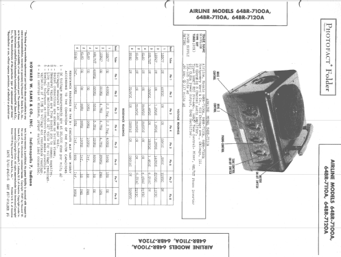 Airline 64BR-7100A ; Montgomery Ward & Co (ID = 1509451) Ampl/Mixer