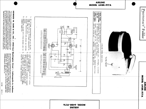 Airline 64BR-917A Order= 62 C 917 M ; Montgomery Ward & Co (ID = 515720) R-Player